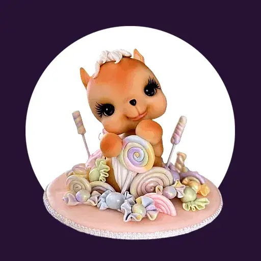 Aula Virtual La Ardilla Caramelera en porcelana fría